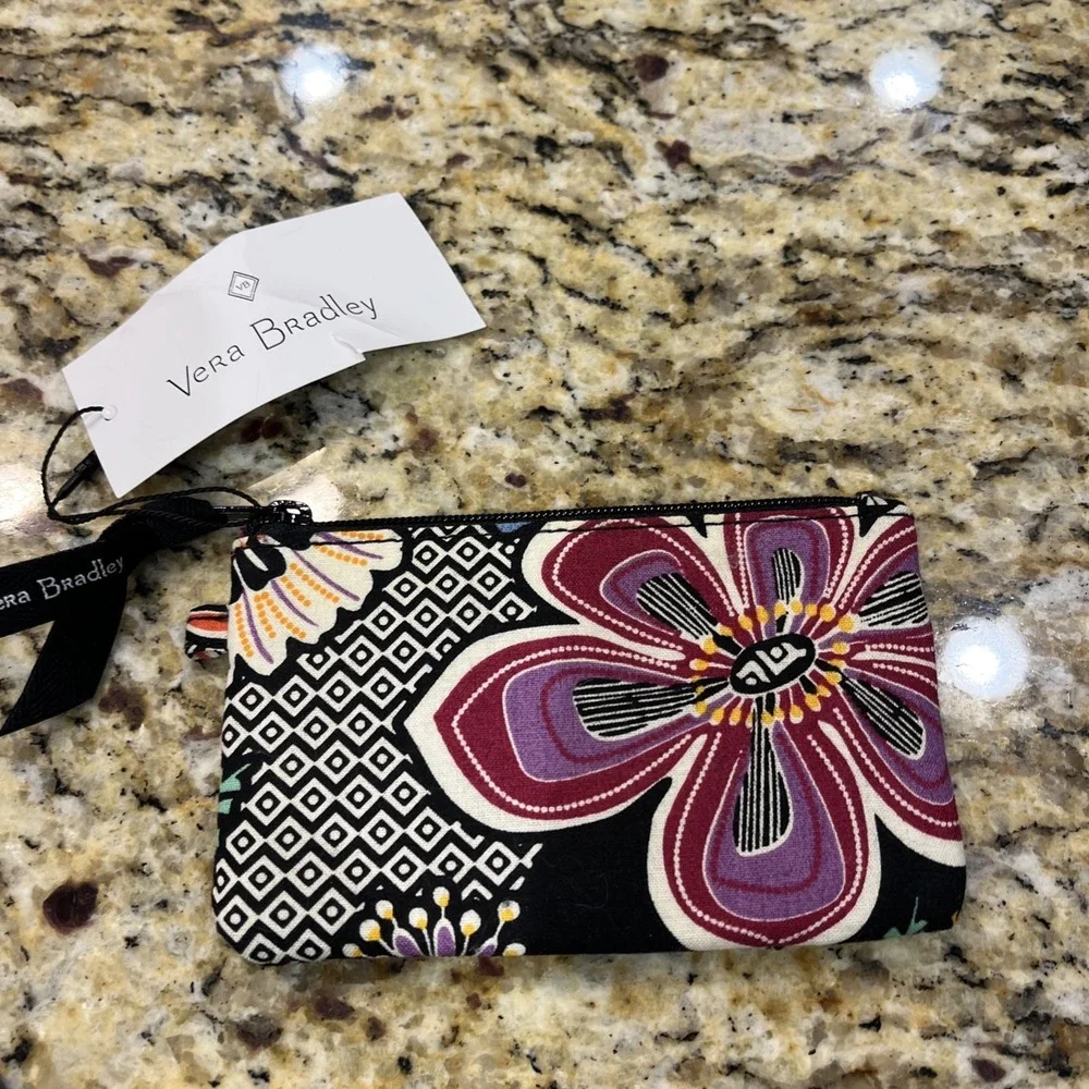 Vera Bradley KAUAI FLORAL  Zip ID Case Card Holder NWT Retail $49